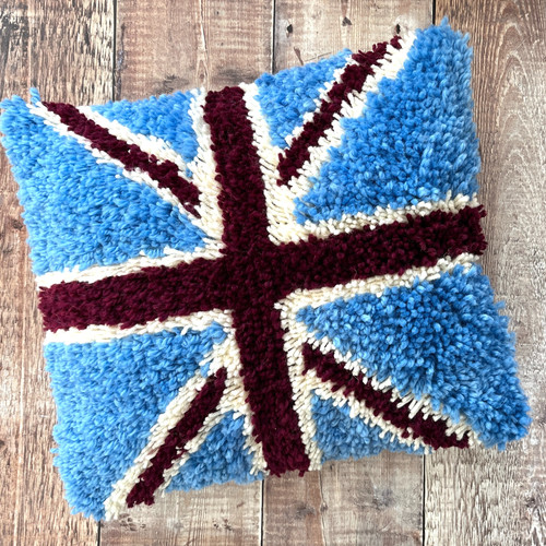 Union Jack cushion Vineyard