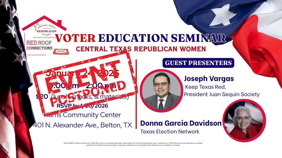 Voter Engagement Seminar - Postponed due to inclement weather 