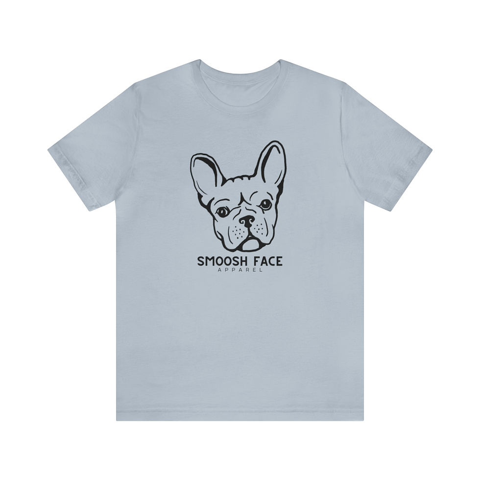 Thumbnail: Smoosh Face Apparels Logo Frenchie Tee