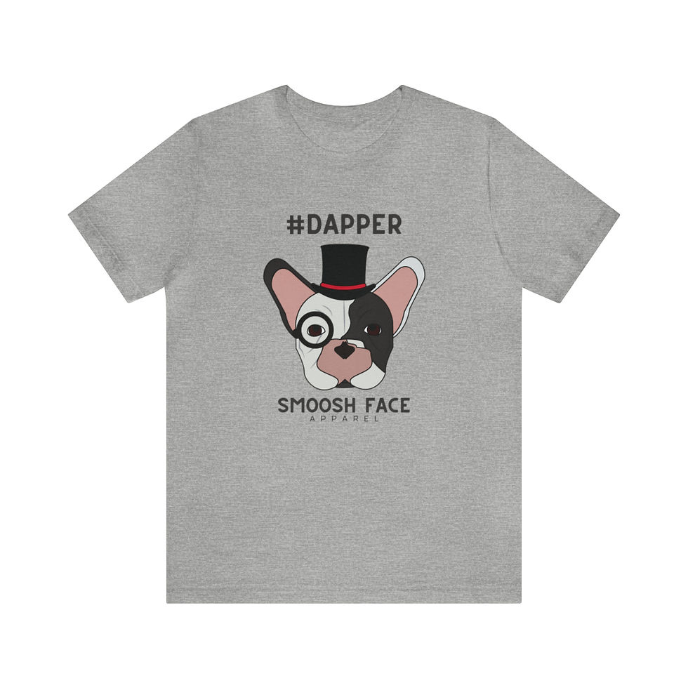 Thumbnail: Dapper French Bulldog with Top Hat on Adult T-Shirt