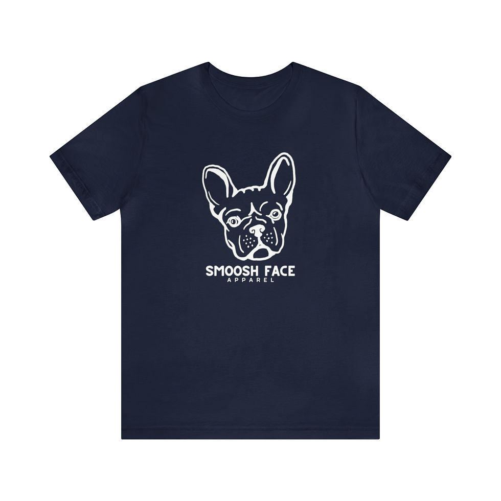 Thumbnail: Smoosh Face Apparels Logo Frenchie Tee