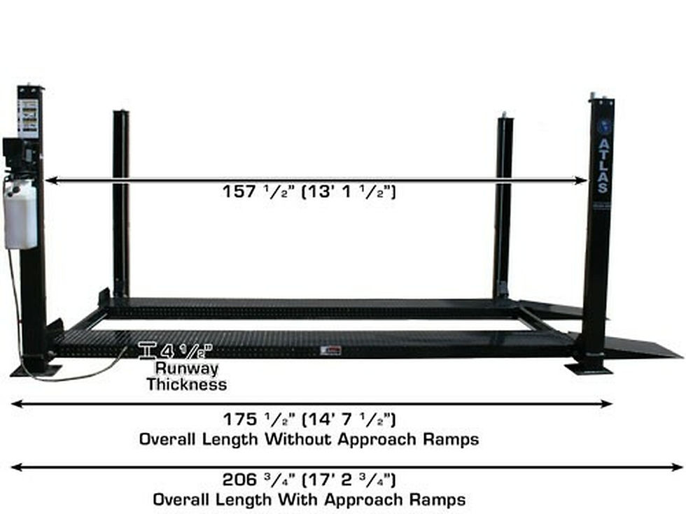 Miniature : 4 poteaux ATLAS storage 8000 lbs