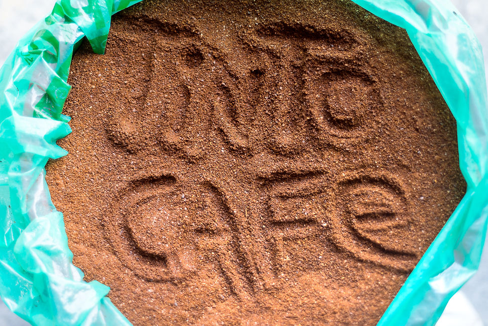 Café tostado y molido