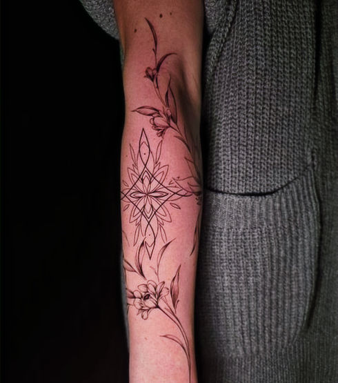 Finline Tattoo Detail in Heiligenkreuz am Waasen bei Graz 