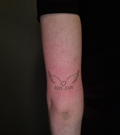 Finline Tattoo Detail in Heiligenkreuz am Waasen bei Graz 