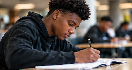Student writing in a classroom notebook-2.png