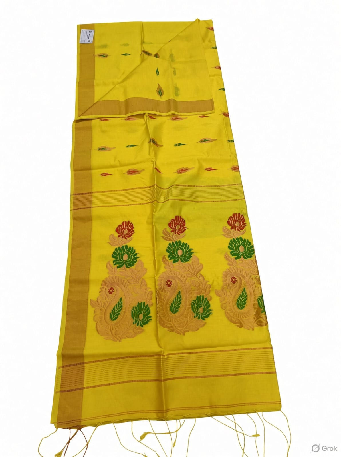 ZARI HANDLOOM SHUTI SAREE 04 SET-2