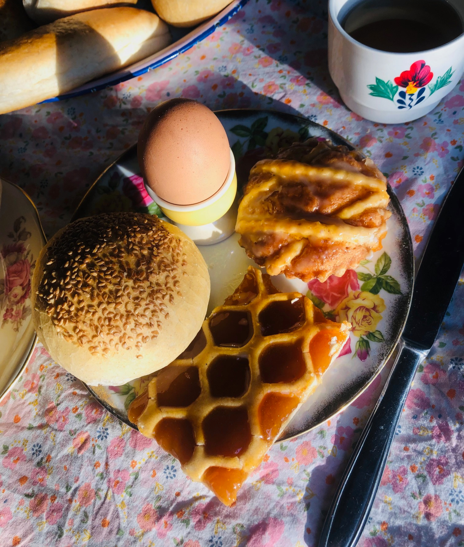 Arranged Food and Objects