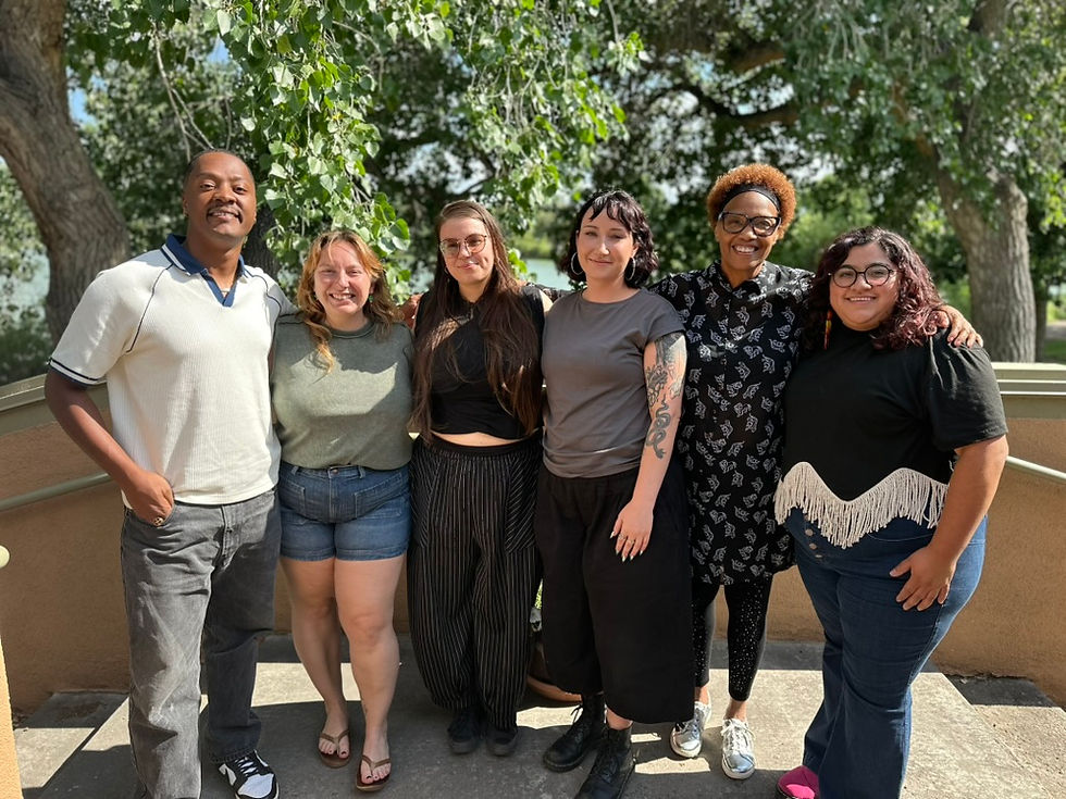 Right to Food Learning and Action Fellows (from L to R): Tyler Yarbrough (MS), Emily Settlecowski (CO), Peyton Varma Yourch (NY), Carolina Rascon (WV), Erica Hall (FL), Brizai Gomez Cortes (CO).