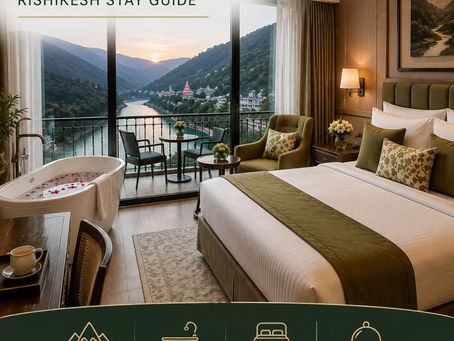 Premium King Mountain Room with Bathtub: Rishikesh Stay Guide