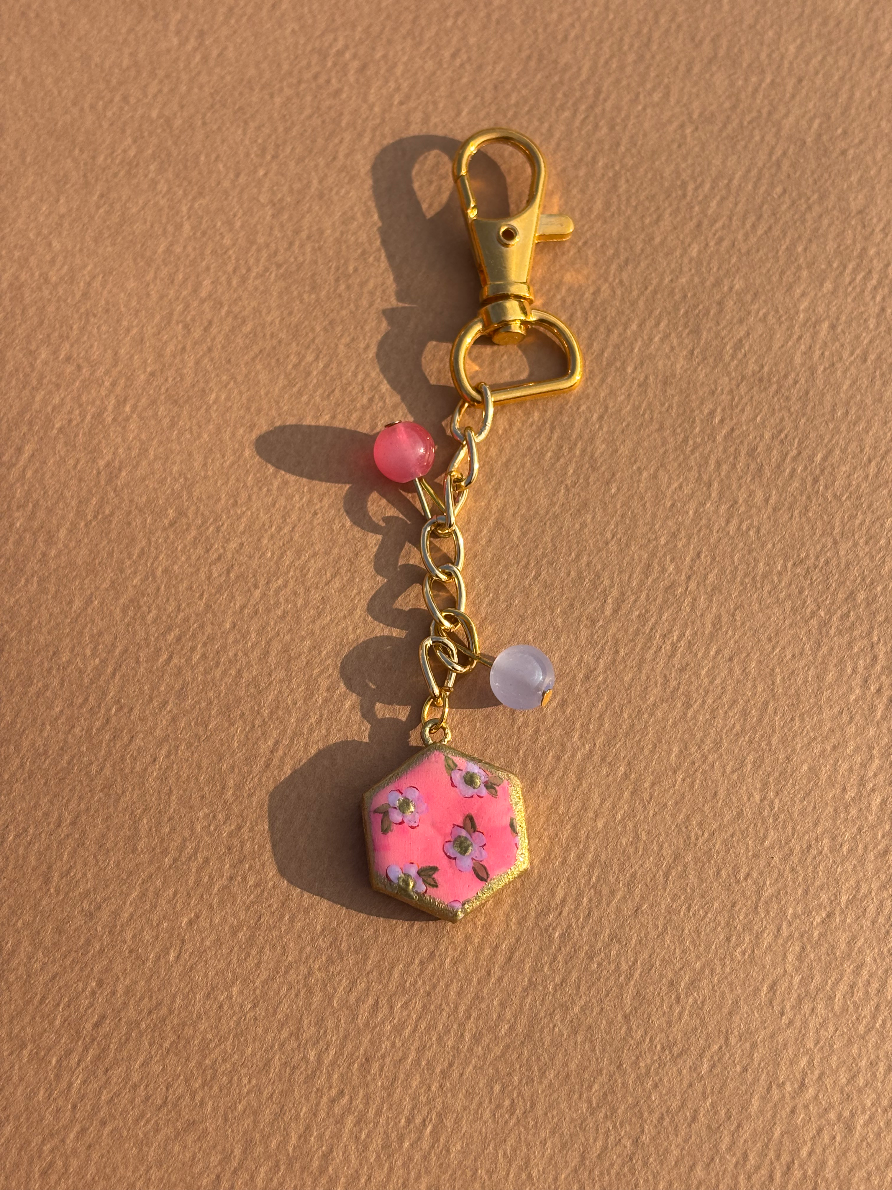 English Florals Bag Charm