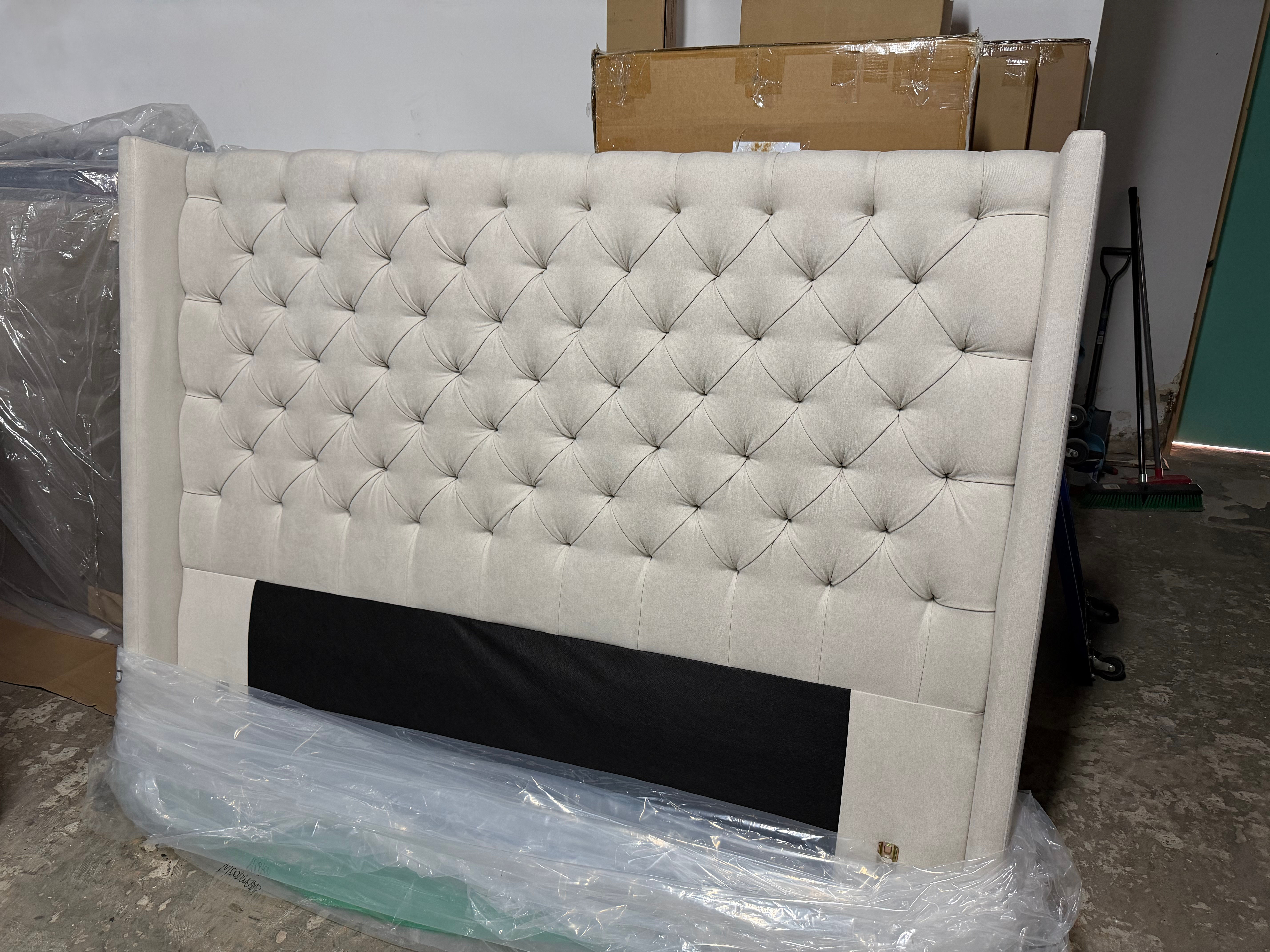 King Clearance Bedhead in Warwick Manisa Marble