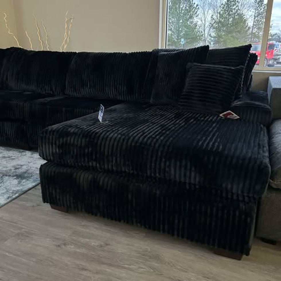 Thumbnail: 6PC Oversized Corduroy Sectional W/ Reversable Chaise 🚛 FREE DELIVERY AVAILABLE