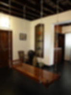 Traditional wooden swing in the living room of the first floor
