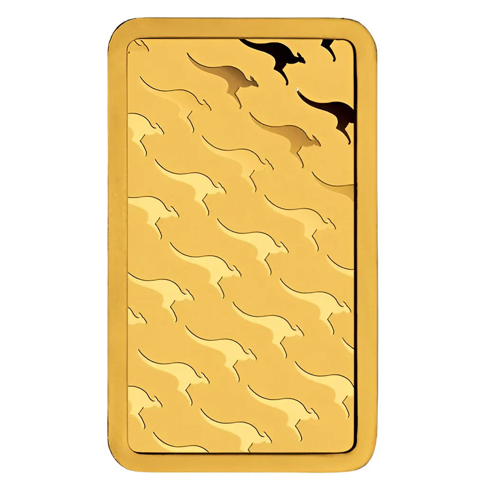 Thumbnail: Close-Up of CertiCard Security Feature on 1 oz Gold Bar