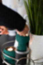 Interior Designer Alexa Randolph of House of Monet Light Candle for Home Aura in Greensboro, NC By Monica Renee McMillan and Creators and Company