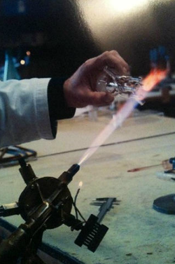 Travail du verre au chalumeau