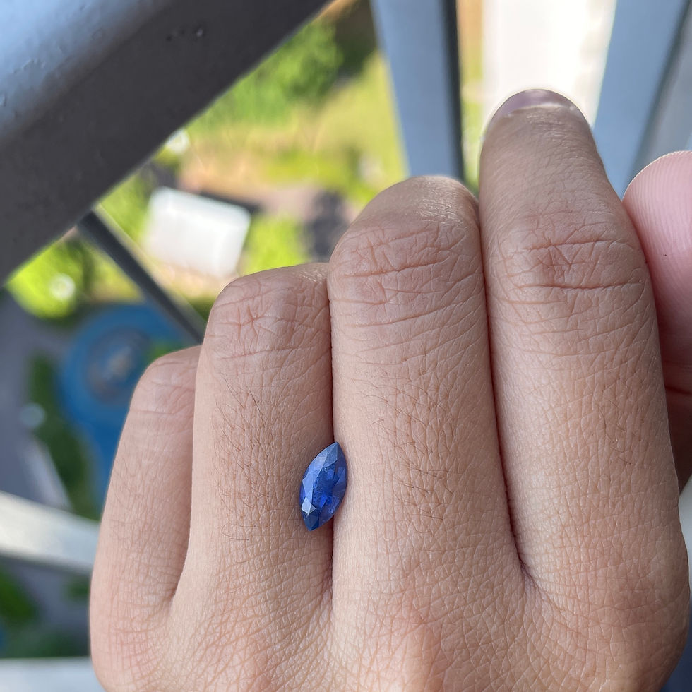 Thumbnail: 1.59Ct Burmese Unheated Blue Sapphire - GIA Certified (10.22x4.95x4.12mm)