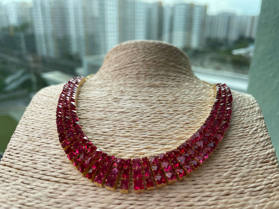 Thumbnail: Mansin Angel Cut Spinel Necklace