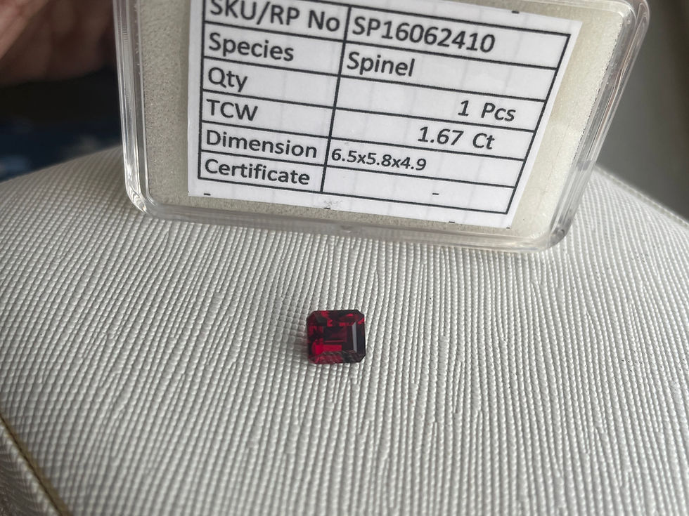Thumbnail: 1.67 Ct Burmese  Red Spinel