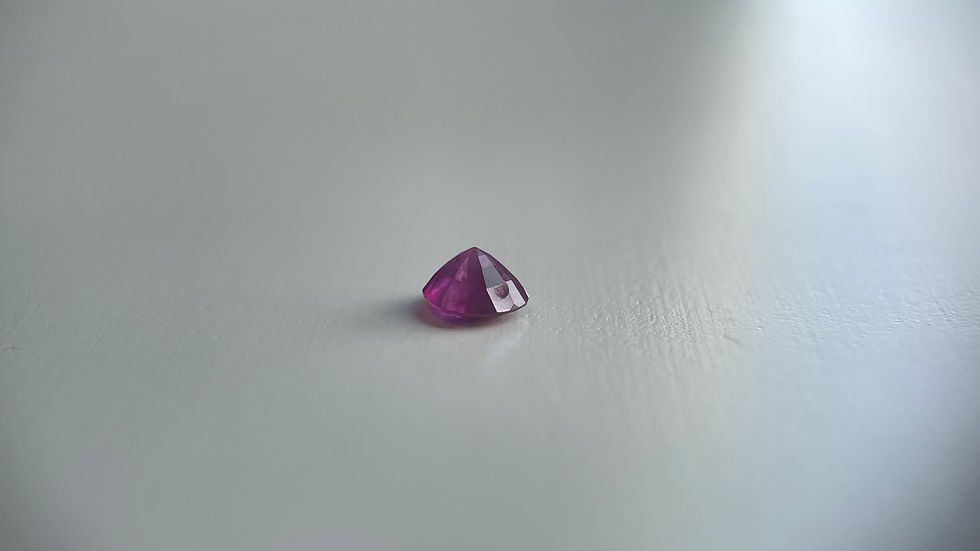 Thumbnail: Natural Burma Ruby Side View