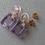 Thumbnail: Natural Amethyst Earring with Natural Diamonds in 18k solid gold