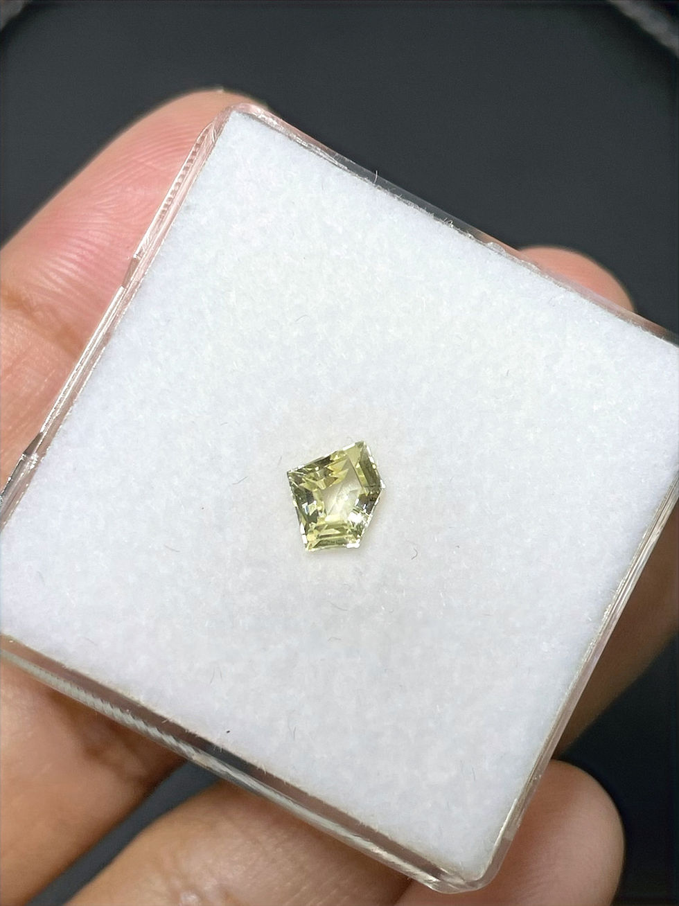 Thumbnail: 1.02Ct Burmese Unheated Yellow Sapphire 