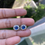 Thumbnail: NGI certified  Unheated sapphire and Natural diamond in 18k solid gold 