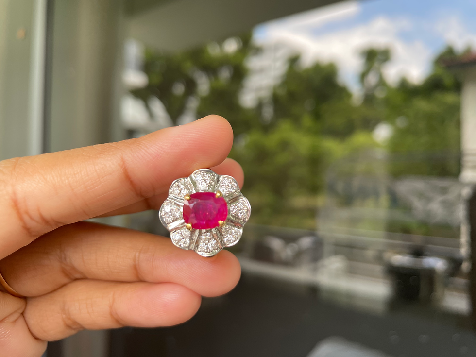 Thumbnail: 2Ct+ Unheated Mogok Ruby ring 