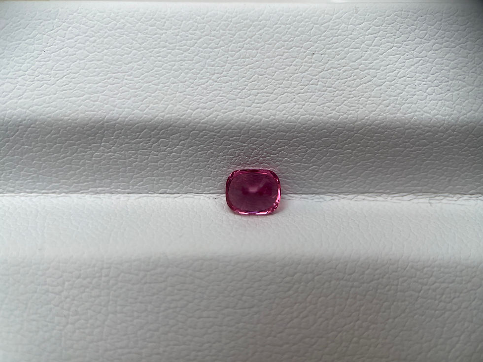 Thumbnail: 0.67ct Neon Pink Spinel /Jedi Spinel/Mansin Spinel / Neon Hot Pink Spinel 5x4mm