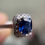Thumbnail: GIA 1.02Ct No Heat Blue sapphire and diamond ring in 18k solid gold