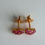 Thumbnail: Unheated Mogok Pink Sapphire Earrings Top View