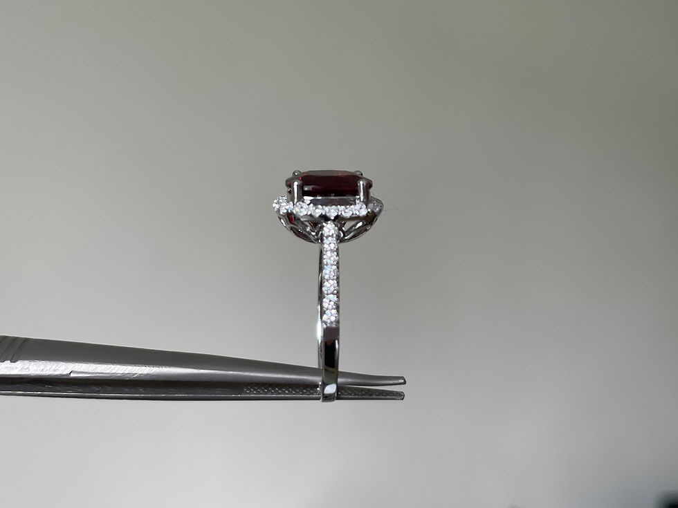 Thumbnail: 3.08Ct Red Spinel Ring