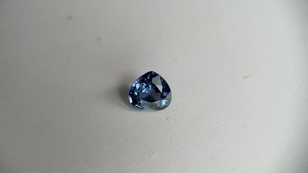 Thumbnail: 1.14ct Vietnam Blue Spinel heart Shape (7x6.3x3.5mm)