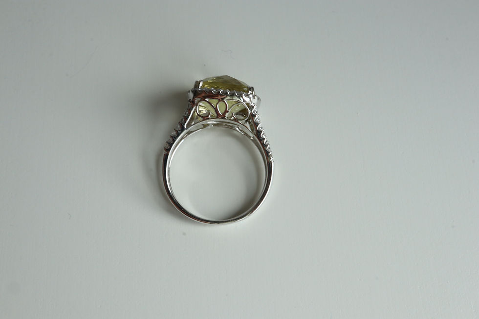 Thumbnail: Natural Lemon Quartz Ring