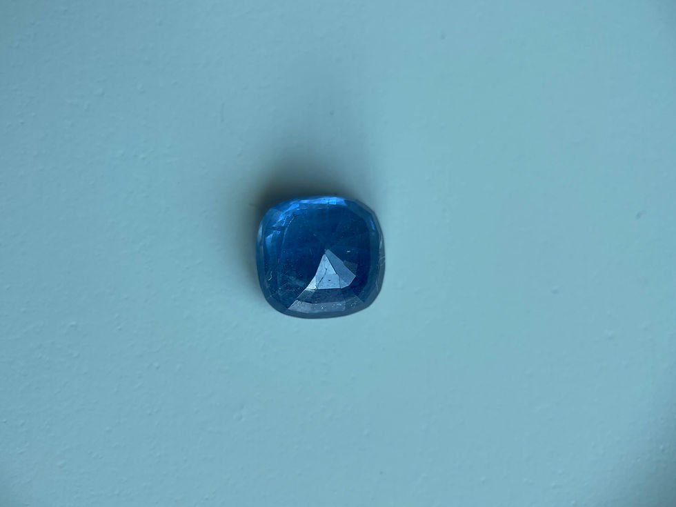 Thumbnail: 3.805Ct No Heat Blue Sapphire