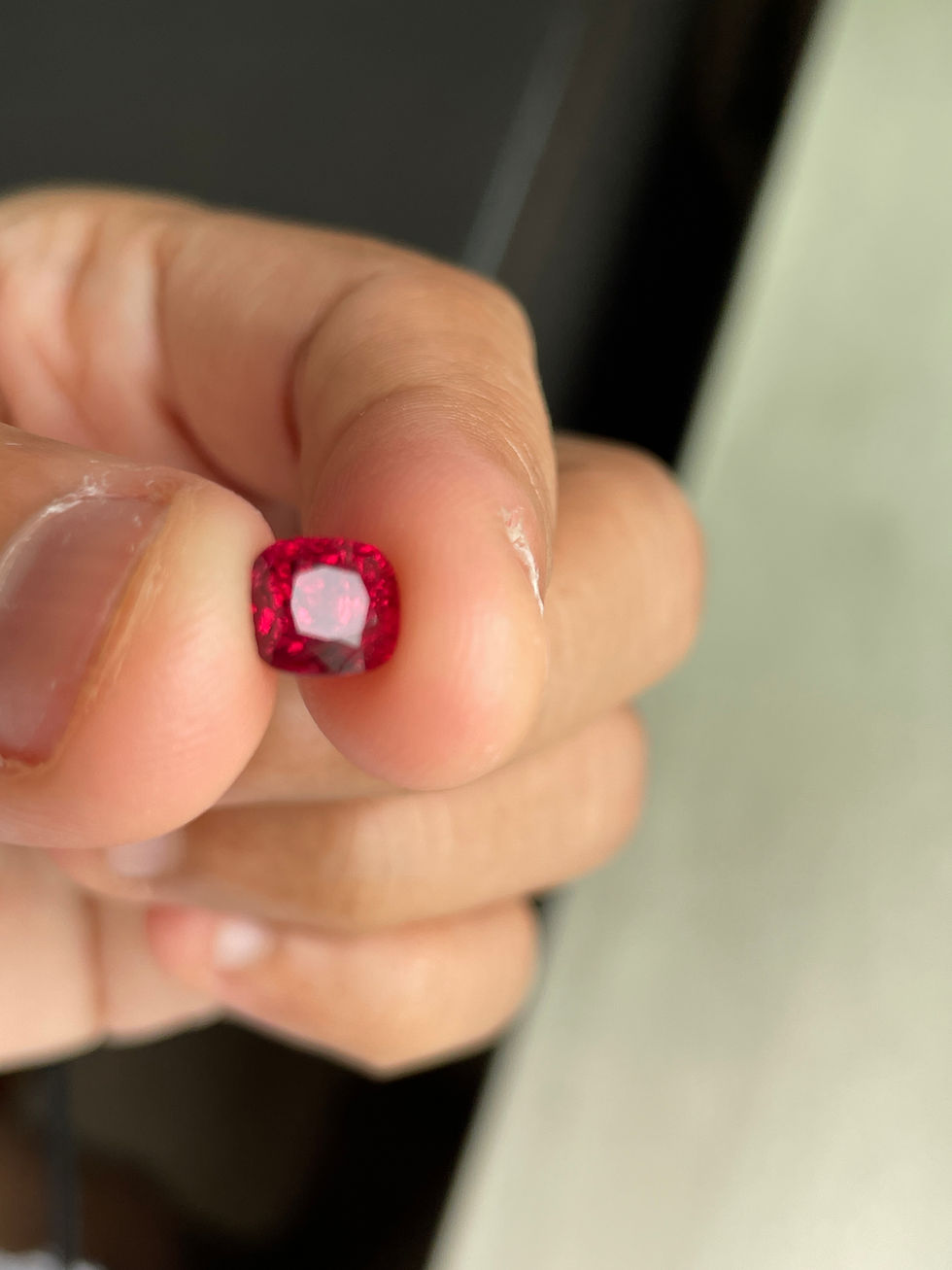 Thumbnail: 1.98Ct Red Spinel ,Burmese Red Spinel
