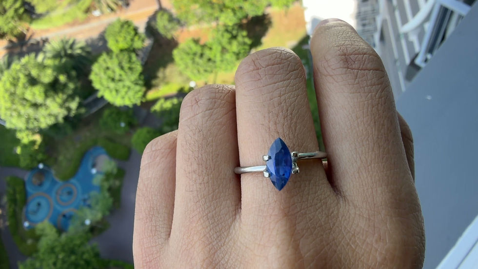 Thumbnail: 1.59Ct Burmese Unheated Blue Sapphire - GIA Certified (10.22x4.95x4.12mm)