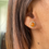 Thumbnail: Natural Type A Jadeite Jade earrings and Natural Diamond Halo 2 Way Earring in 1