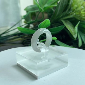 Thumbnail: Translucent Type A Jadeite Jade Ring (Size US 5.5/HK12/UK K)