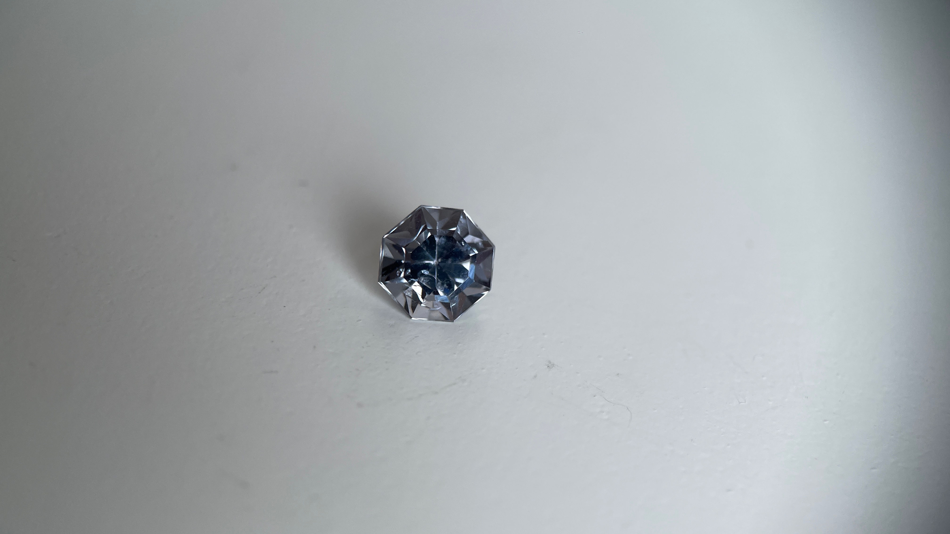 1.42Ct Metallic Grey Spinel (6.2x6.2x4.9 mm)