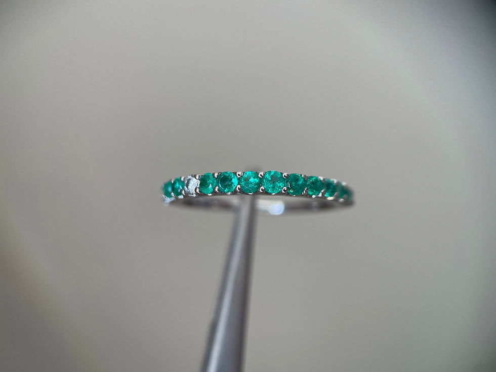 Thumbnail: Untreated Colombian Emerald Ring