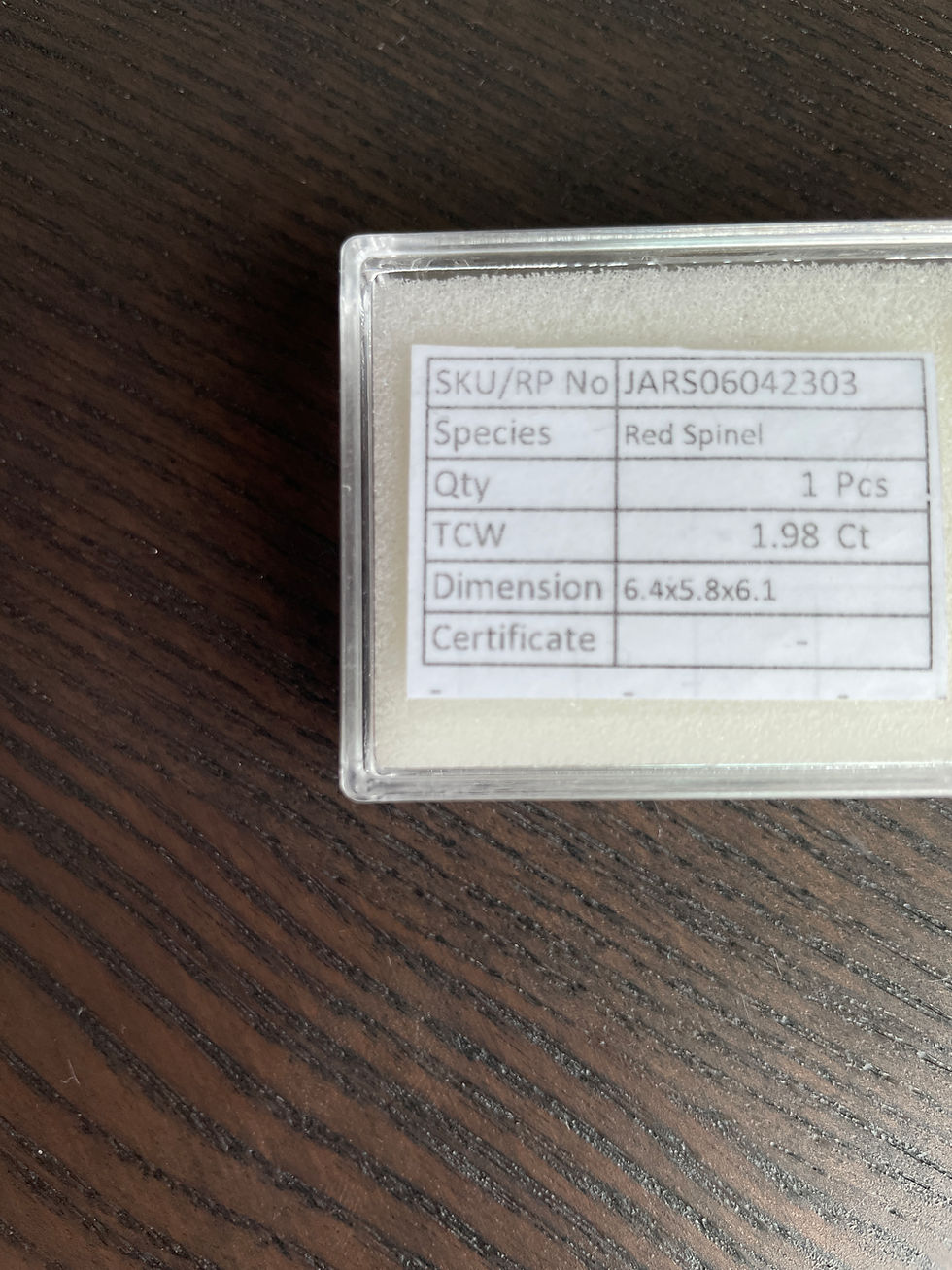 Thumbnail: 1.98Ct Red Spinel ,Burmese Red Spinel