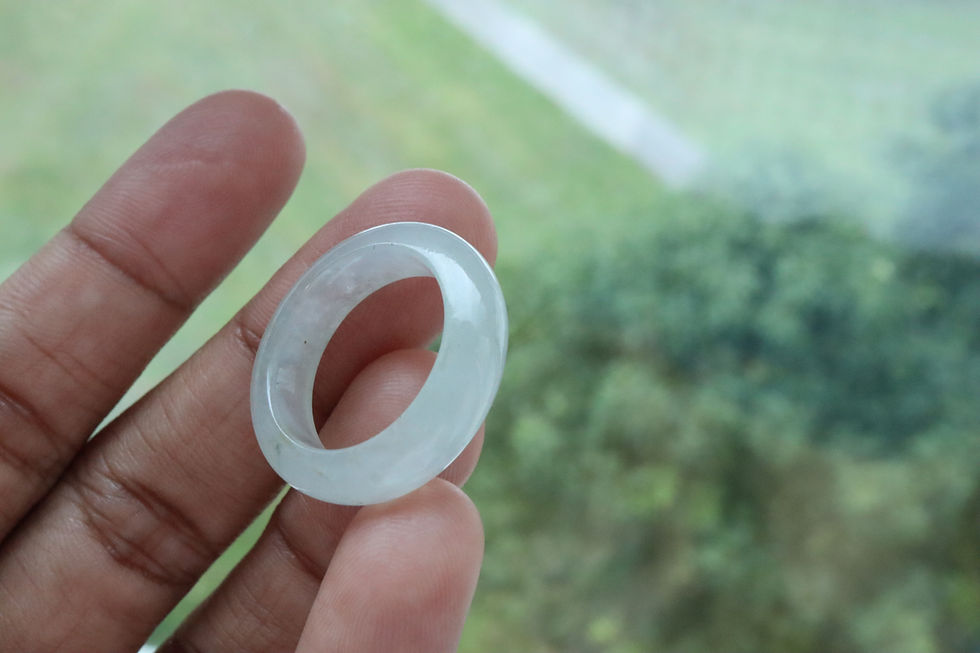 Thumbnail: Type A Jadeite Jade Ring