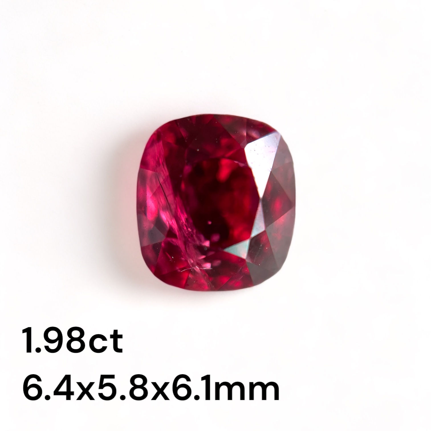 1.98Ct Red Spinel ,Burmese Red Spinel