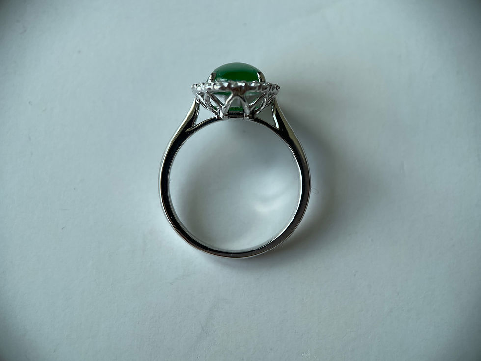Thumbnail: NGI certified 2.55ct Type A Jadeite Jade Ring/Pendant