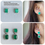 Thumbnail: Bespoke Order - Colombian emerald Earring with Zambian Emerald Enhancer