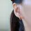 Thumbnail: 22k Gold Hoop Earrings - 916 Pure Gold (Size 10mm) 916 gold hoop/pure gold-1.47g