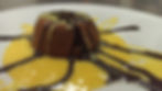 Tortino al cioccolato con crema inglese