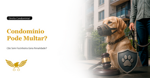 O condomínio tem o direito legal de multar o tutor de um cão que circula sem focinheira?